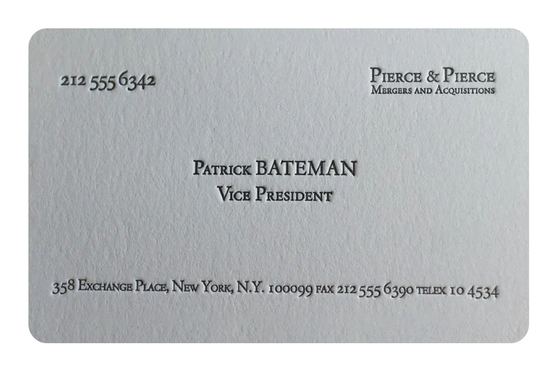 Patrick Bateman