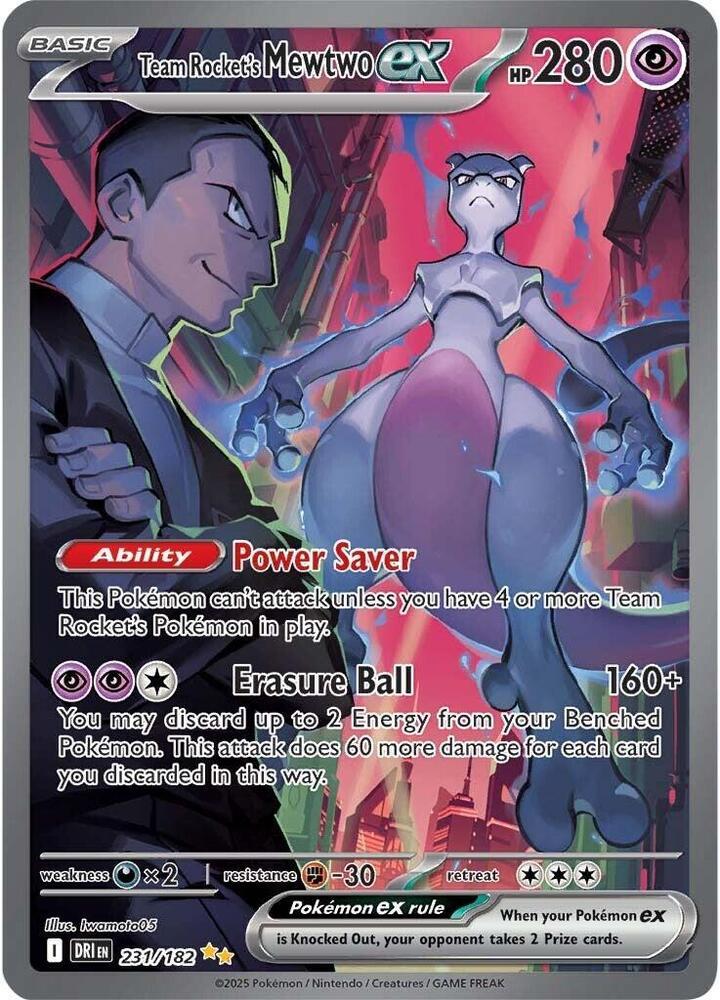 Mewtwo ex 231/182